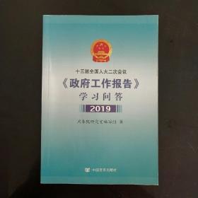 十三届全国人大二次会议政府工作报告学习问答 2019 