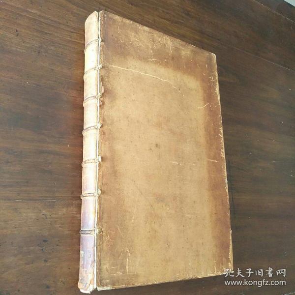 《HISTORIAE ANGLICANAE Scriptores Varii》6开本  巨册 全皮封面'