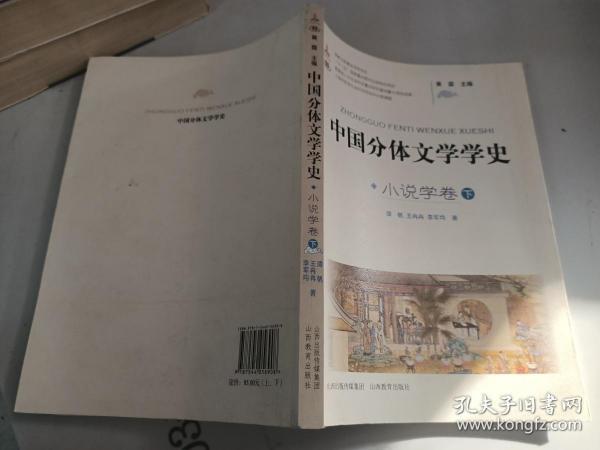 中国分体文学学史. 小说学卷