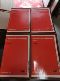 CONSTRUCTION TECHNOLOGY  原版（全4册）私藏好品C2A