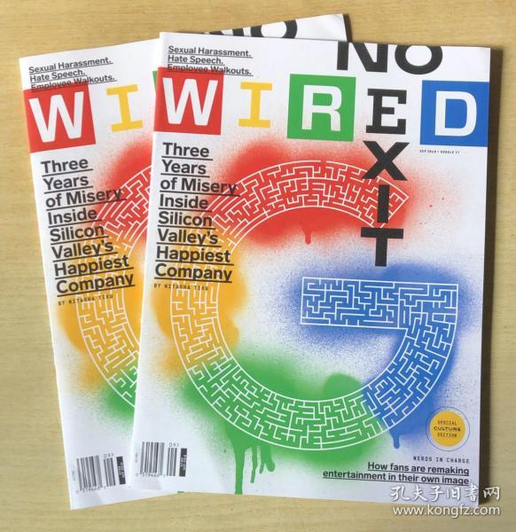 美国版 WIRED 连线 2019年9月 英文科技杂志 现货