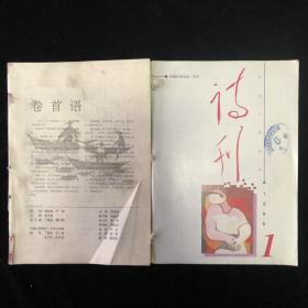 中国作家协会主办《诗刊》月刊合订本1995年1-12期，1996年1-3/5-12期，计23期合售