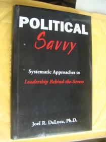 Political Savvy Systematic Approaches to Leadership Behind-the-Scenes < 政治头脑幕后领导的系统方法> 布面精装小16开+书衣，保存全新