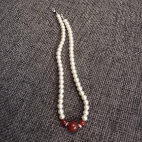 红玛瑙珍珠项链