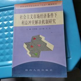 社会主义市场经济条件下利益冲突解决机制研究