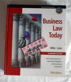 【本摊谢绝代购】Business Law  Today  （英文原版   今日商法  标准版）