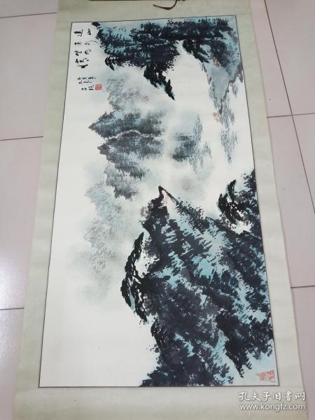 吕颖教授山水作品一幅8平尺保真