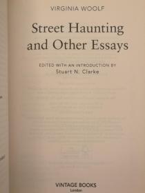 Street Haunting and Other Essays（现货，实拍书影）