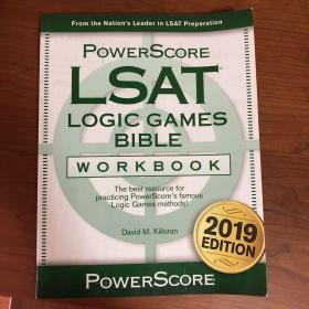 PowerScore LSAT Logic games bible workbook.2019版