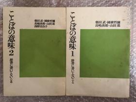 ことばの意味　Ⅰ Ⅱ

辞書に書いていないこと