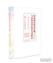 民法典侵权责任编与侵权责任法条文对照表