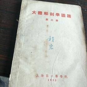 大体解剖学图谱。第三册