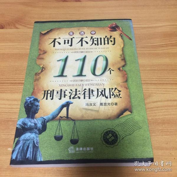 生活中不可不知的110个刑事法律风险