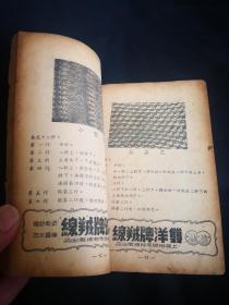 民国广告小册一本，地球牌绒线，双洋牌绒线，名伶于素秋 李慧芳 童芷苓等，影星欧阳沙飞，王丹凤，张伊文等，男星顾也鲁等附编织实例和技法 很有收藏价值   书小缺
