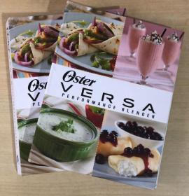 OSTER VERSA PERFORMANCE BLENDER 搅拌机食谱 西餐英文美食菜谱 【精装本 128页】