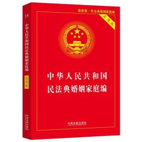 正版中华人民共和国民法典:婚姻家庭编FZ9787521610772中国法制中国法制出版社编