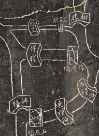 古地图1804 浙江省城水利全图 清嘉庆9年。纸本大小74.66*144.01厘米。宣纸原色仿真。微喷