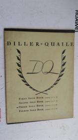 老乐谱  英文原版    DILLER-QUAILE   SOLO AND DUET BOOKS FOR THE PIANO   钢琴独奏和二重奏