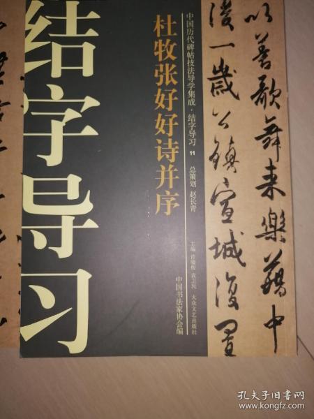 中国历代碑帖技法导学集成·结字导习（11）：杜牧张好好诗并序