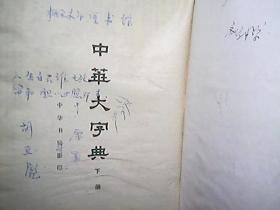 《中华大字典》（影印本、上下册）