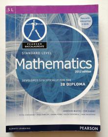 Pearson Baccalaureate Standard Level Mathematics: Developed Specifically for the IB Diploma (2012 Edition)原版进口教材 数学