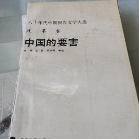 中国的要害      八十年代中期报告文学大选  改革卷