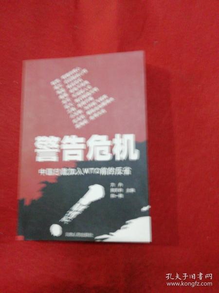 警告危机:中国总裁加入WTO前的反省