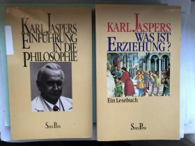 什么是教育 Was ist Erziehung? + 哲学导论 哲学入门 Einführung in die Philosophie  德文版