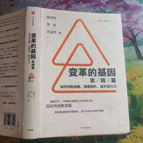 变革的基因：如何创新战略、搭建团队、提升战斗力（实践篇）