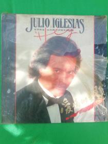 【八十年代12寸黑胶木唱片】《爱情的主题》封面世界歌星胡里奥•伊格莱希