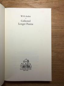 AUDEN：COLLECTED LONGER POEMS（布面精装带书衣，带原藏家书票一枚，兰登书屋1969年）