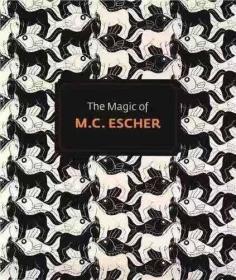 埃舍尔艺术绘画作品集 手绘作品画册 The magic of m.c escher