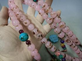 清代老翡翠朝珠108颗