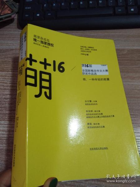 萌16：”作家杯“第16届全国新概念作文大赛获奖作品选