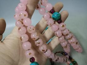 清代老翡翠朝珠108颗