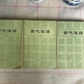 古代汉语 上中下 三册全