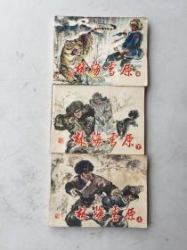 连环画 小人书 ，林海雪原上中下: 赵明钧 绘画 辽宁美术出版社书品以图为准