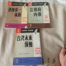 台湾纵横1-2-3册（总统府内幕＋台湾未来领袖＋透视第一家庭）