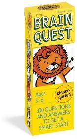 Brain Quest Kindergarten 5-6岁智力问答开发卡大脑任务