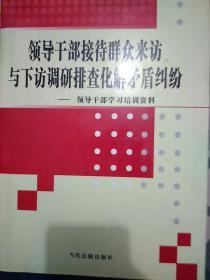 领导干部接待群众来访与下访调研排查化解矛盾纠纷。