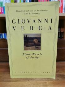 Little Novels of Sicily by Giovanni Verga （意大利文学）英文原版书