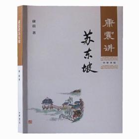 康震讲苏东坡中华书局正版1册16开平装文学中国古诗词康震说苏东坡