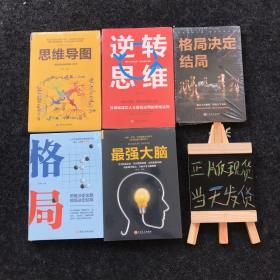 最强大脑、格局、思维导图、逆转思维、格局决定结局（5本合售）【全新未拆封】