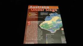 National Geographic Map: Australia Under Siege 国家地理杂志地图