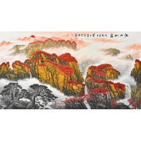 傅抱石弟子 傅老师《江山如画》SS3020