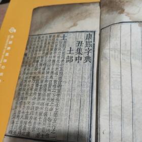 清代木刻本《康熙字典》丑集 中     一册