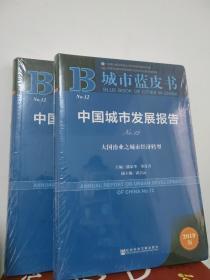 中国城市发展报告2019，城市蓝皮书