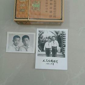 照片，红领巾少年，两张