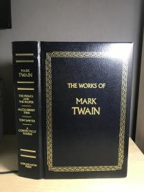 The Works of Mark Twain 皮质精装 三边刷金 品新 23.5*16cm