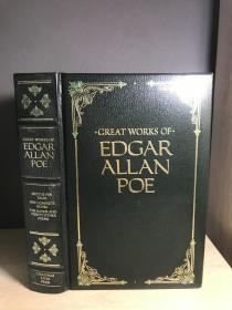 Great Works Of Edgar Allan poe (Classics of World Literature)皮质精装 三边刷金 23.5*16cm